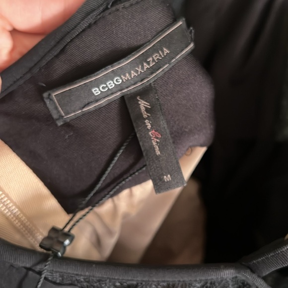 1 hour sale. BCBGMaxazria, black lace dress Medium - Picture 6 of 10